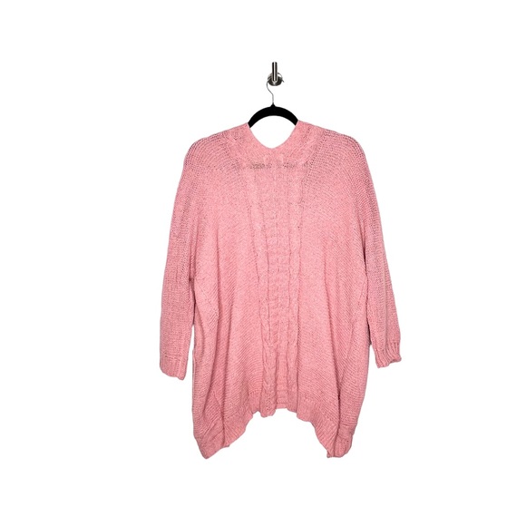 NEW Universal Thread Cable Knit Open Front Cardigan Sweater Blush Size Small - Picture 5 of 5
